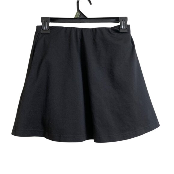 OGL Move Black Pleated Cotton Blend Ponte Pickleball Tennis Skort Pocket Skirt S - Picture 2 of 9
